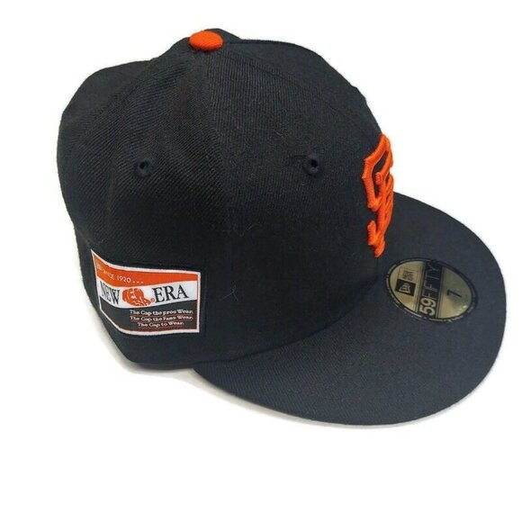 59Fifty New Era San Francisco Giants Fitted Hat Cap 100th Anniversary Size 7 - Picture 3 of 8